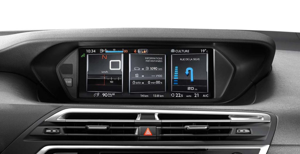Citroën C4 Picasso y Grand C4 Picasso pantalla