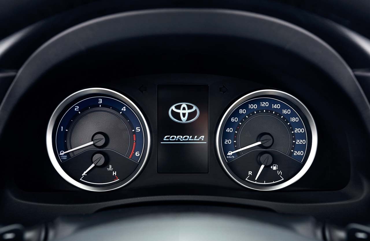 Toyota Corolla 2017 tablero