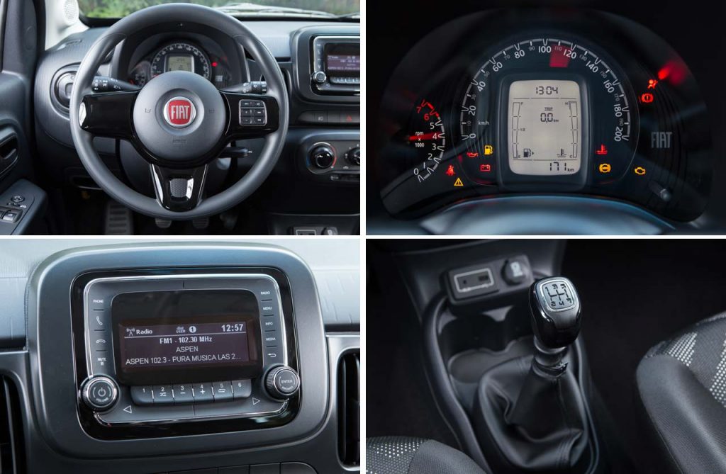 Interior Fiat Mobi Argentina