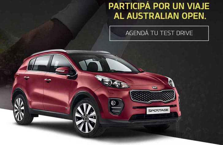 Kia Sportage y una promo para viajar al Australian Open