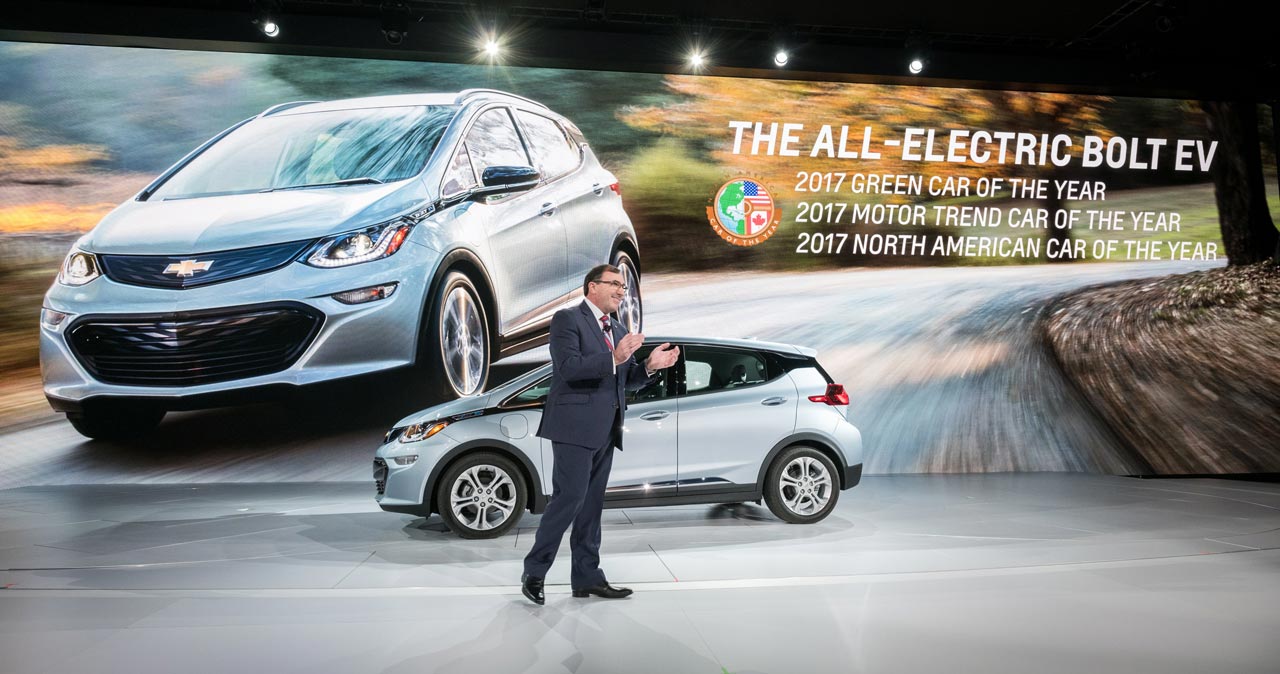 Chevrolet Bolt EV, auto del año de norteamérica 2017