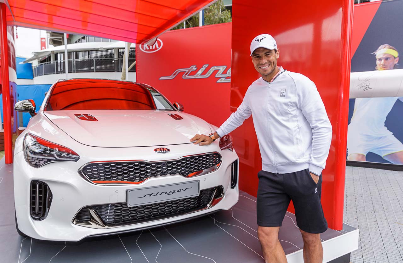 Kia Motors y Rafael Nadal juntos en el Australian Open 2017