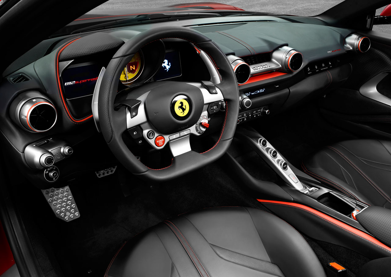 Interior Ferrari 812 Superfast