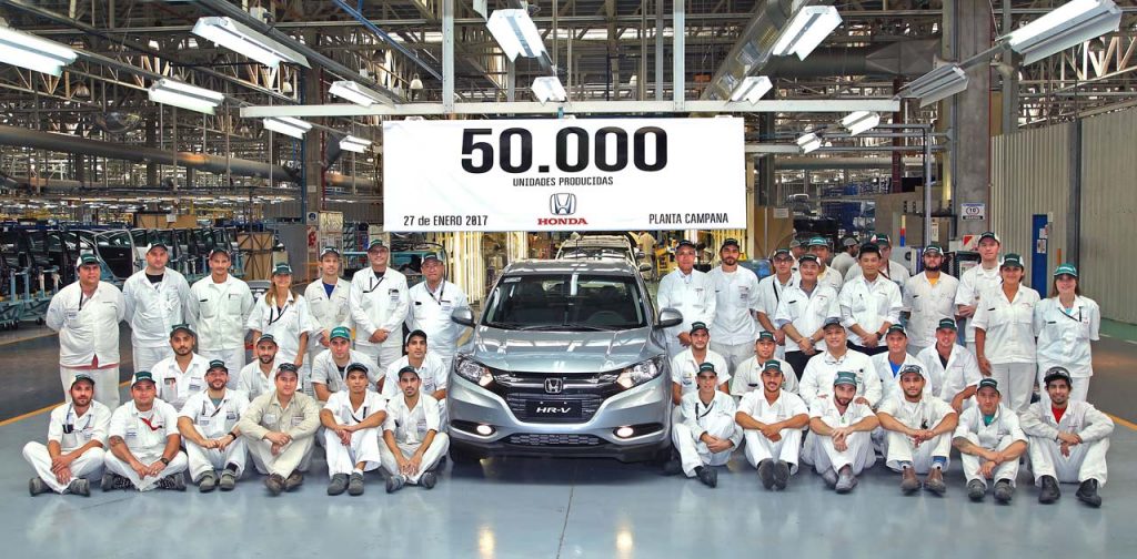 Honda Argentina 50.000 unidades producidas