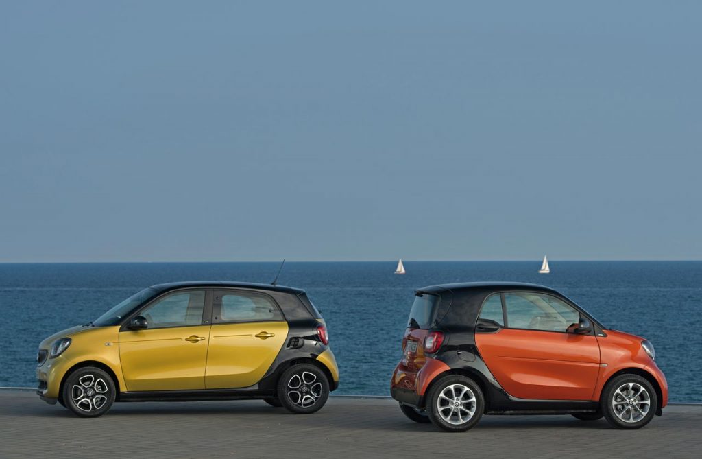 smart fortwo y forfour