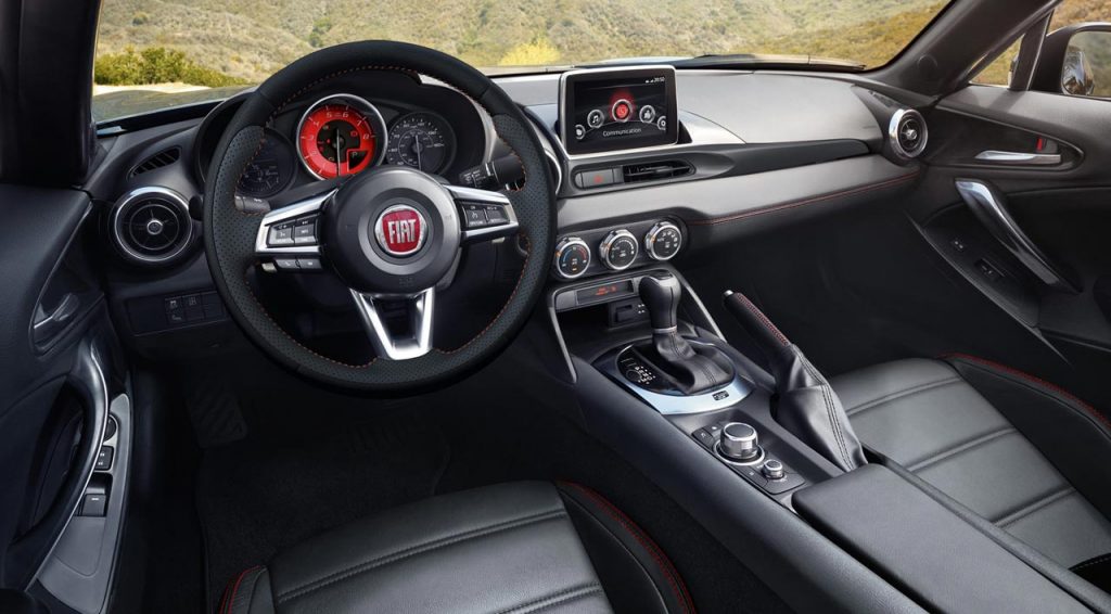 Interior Fiat 124 Spider