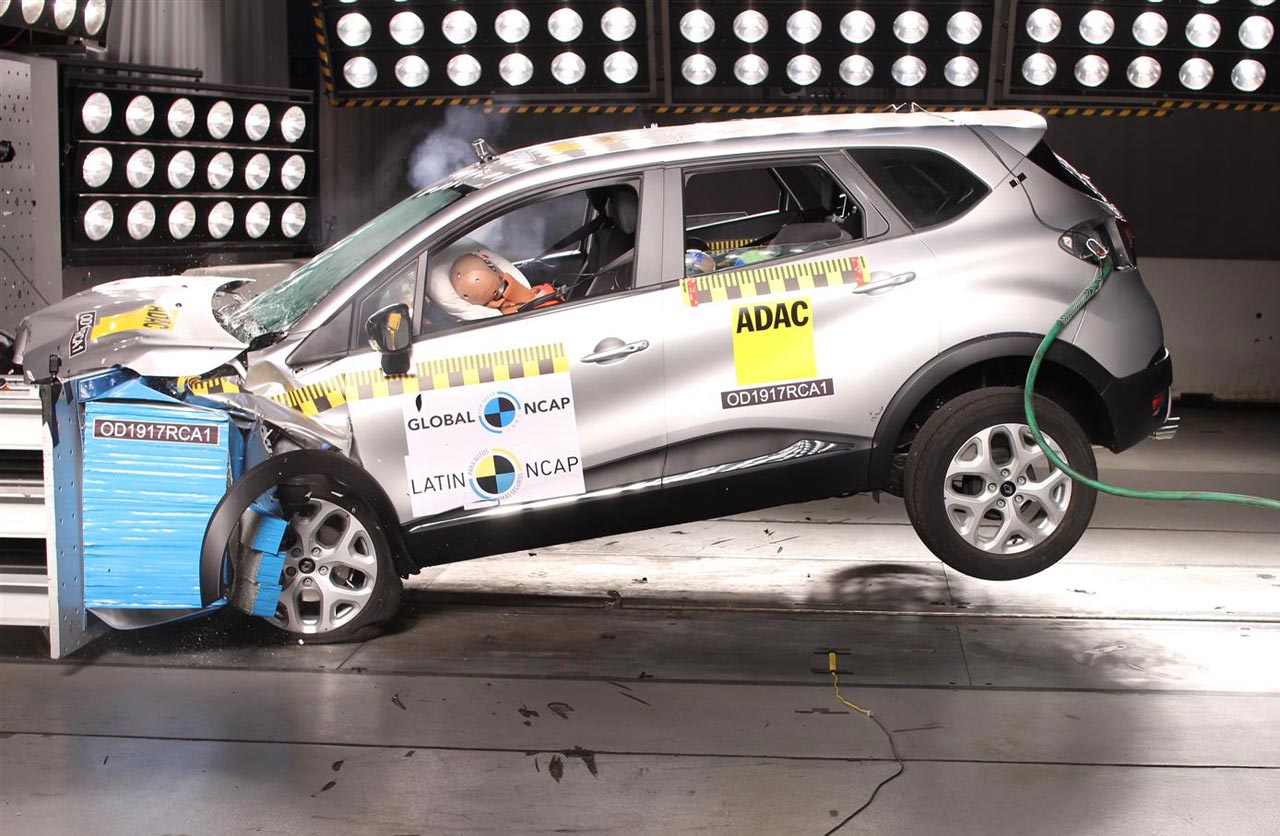 Latin NCAP: cuatro estrellas para el Renault Captur