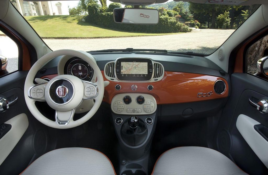 Interior Fiat 500 Aniversario
