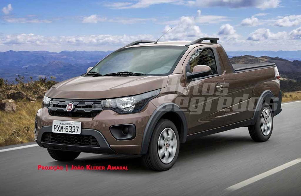 Fiat Mobi pick up proyección