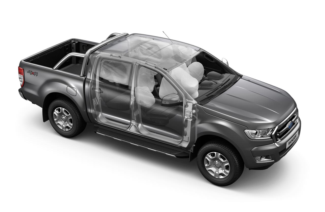 Nueva Ford Ranger 7 airbags