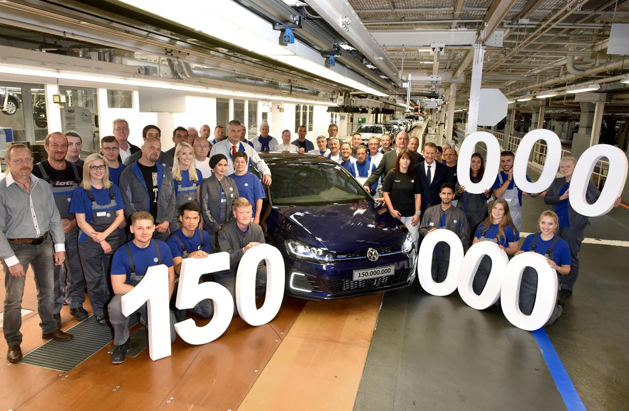Volkswagen alcanzó la producción de 150 millones de vehículos en el mundo