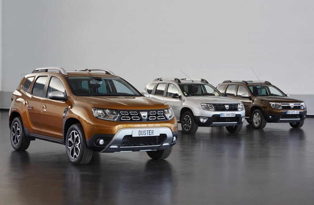 Generaciones Dacia Duster