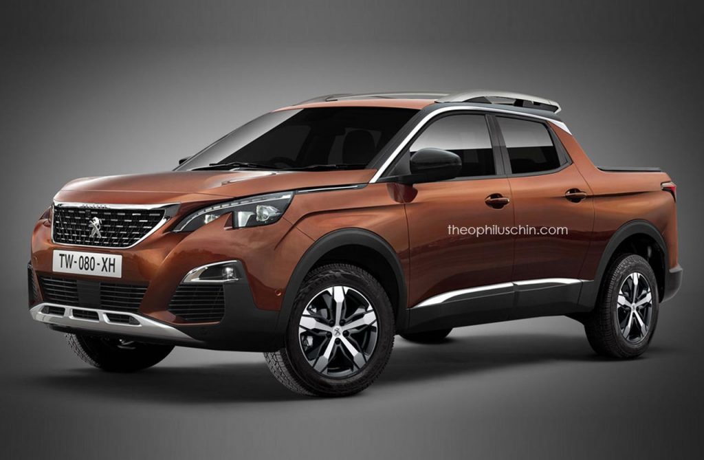 Peugeot pick up render
