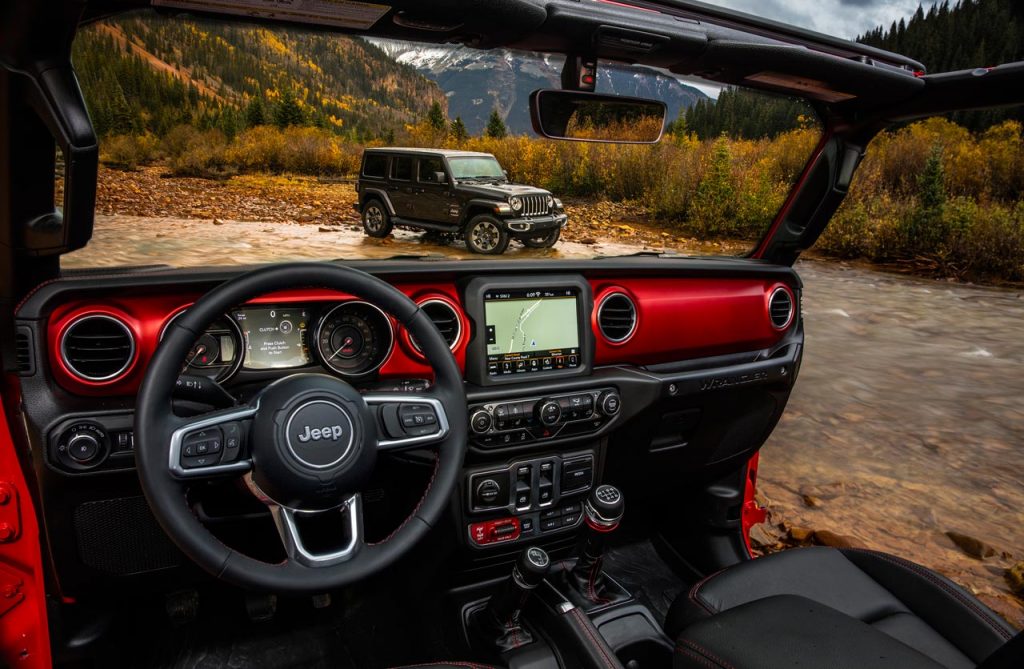 Interior nuevo Jeep Wrangler