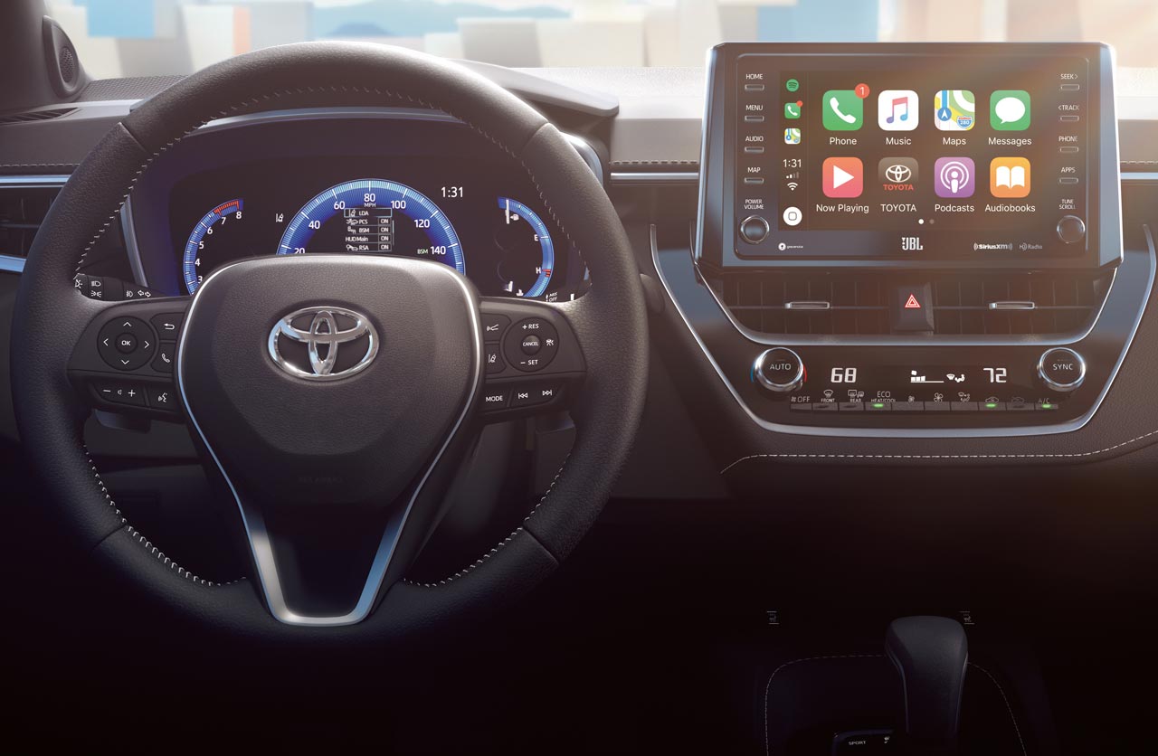 Interior nuevo Toyota Corolla