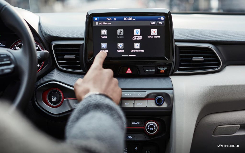 Interior Hyundai Veloster Turbo 2019