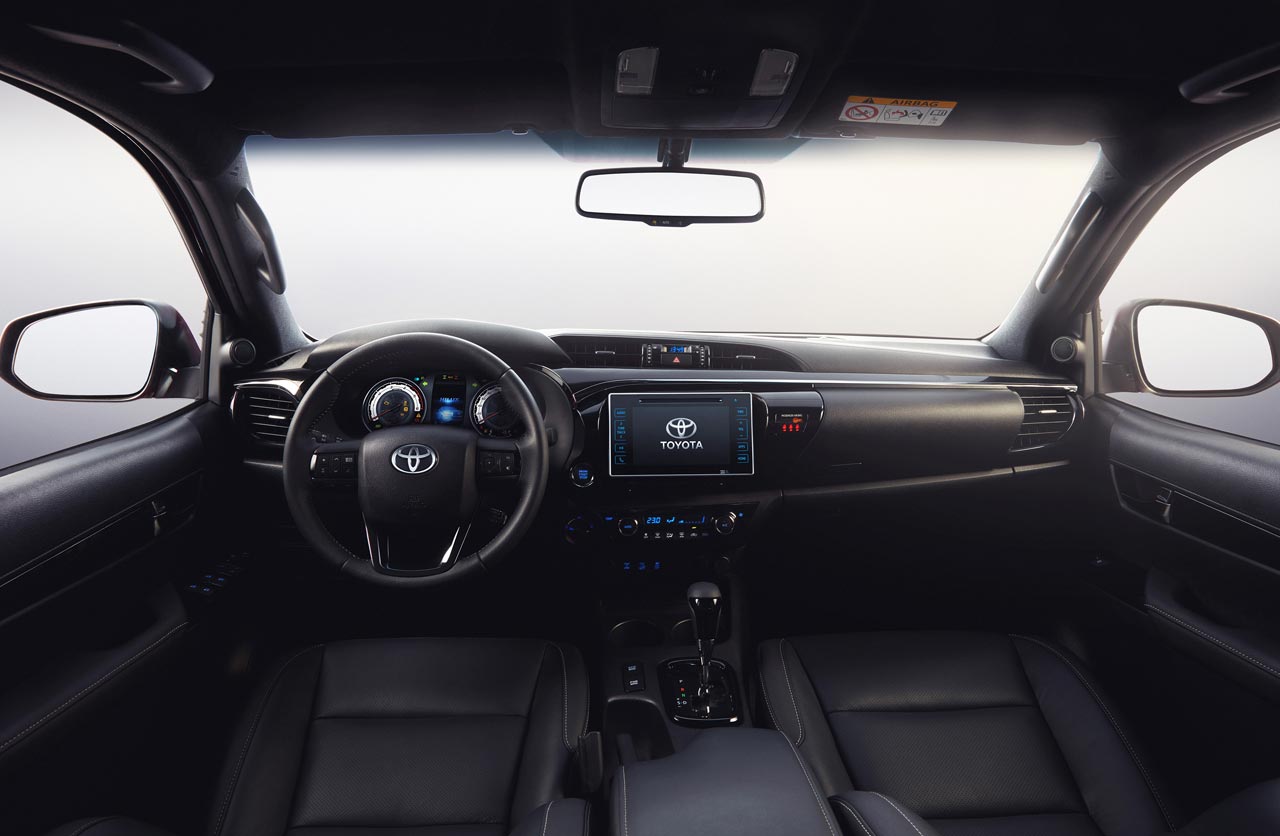 Interior nueva Toyota Hilux 2019