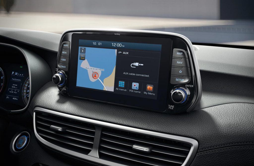 Interior Hyundai Tucson 2019