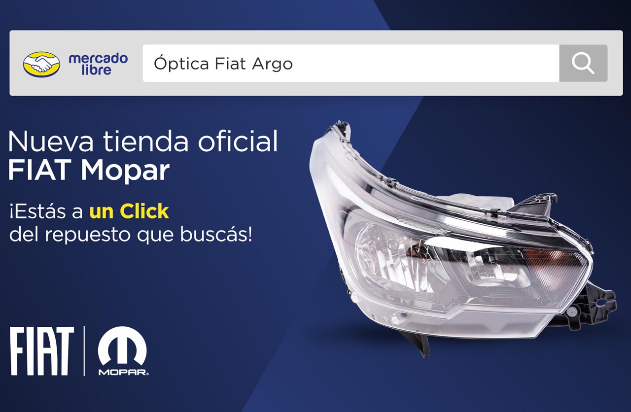 Fiat Mopar presentó su tienda oficial de repuestos en Mercado Libre
