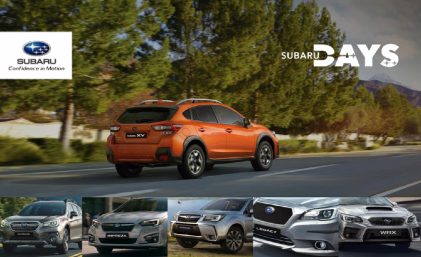 Subaru Days: 0 km con precios especiales y regalos