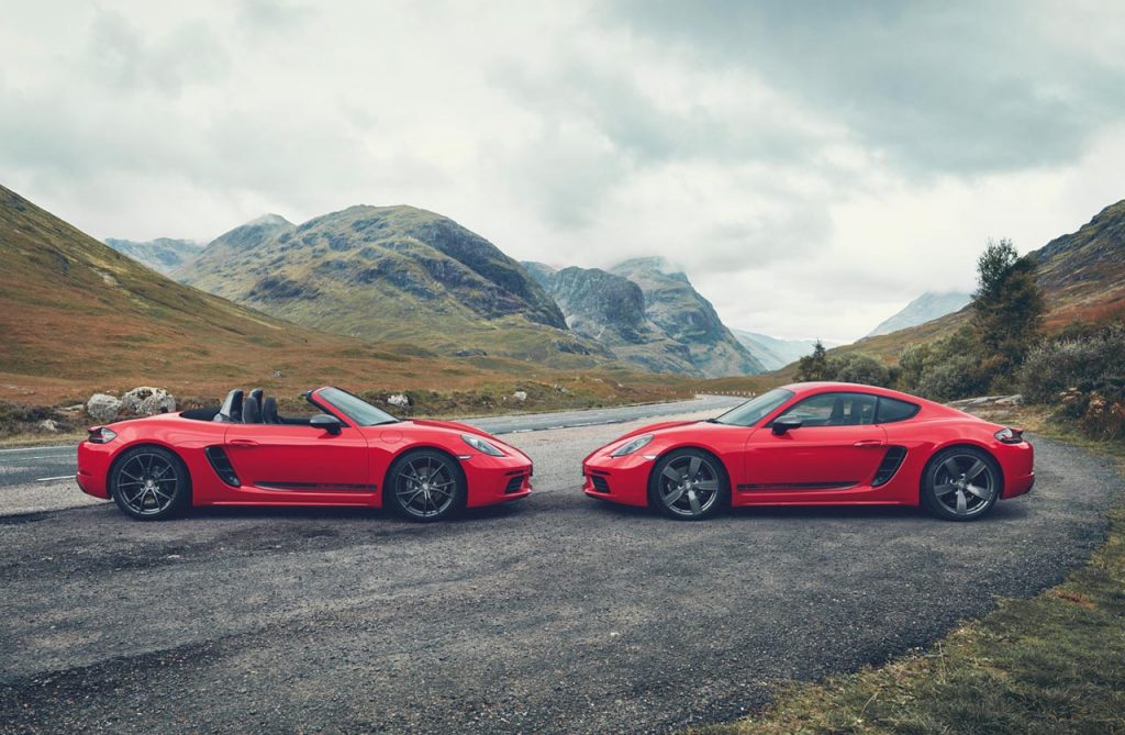 Porsche Boxster y Cayman 718 T