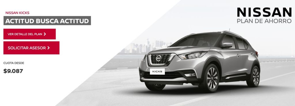 Plan de ahorro Nissan Kicks