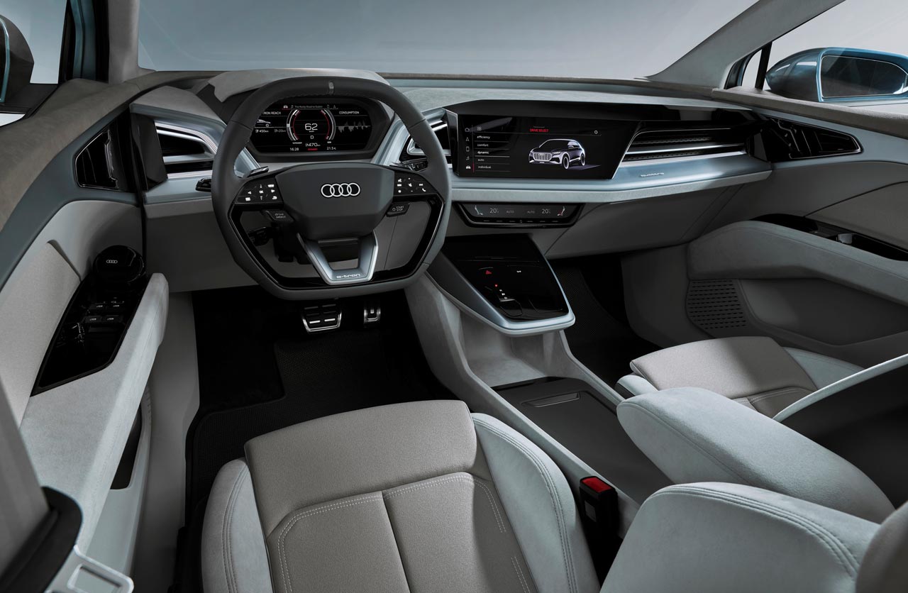 Interior Audi Q4 e-tron concept