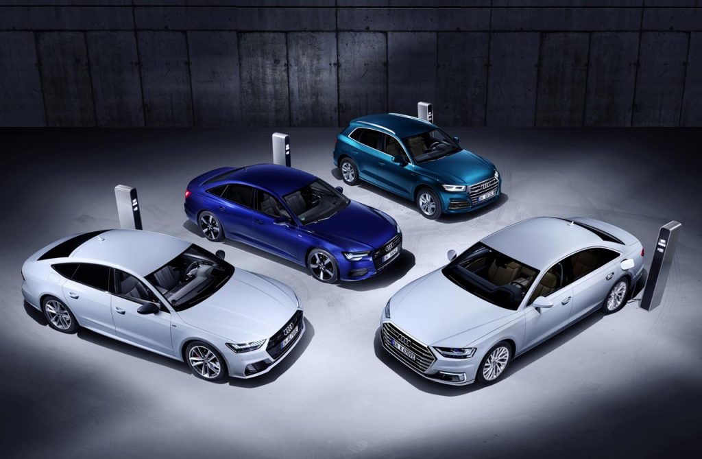 Audi Q5, A6, A7 y A8 híbridos (PHEV)