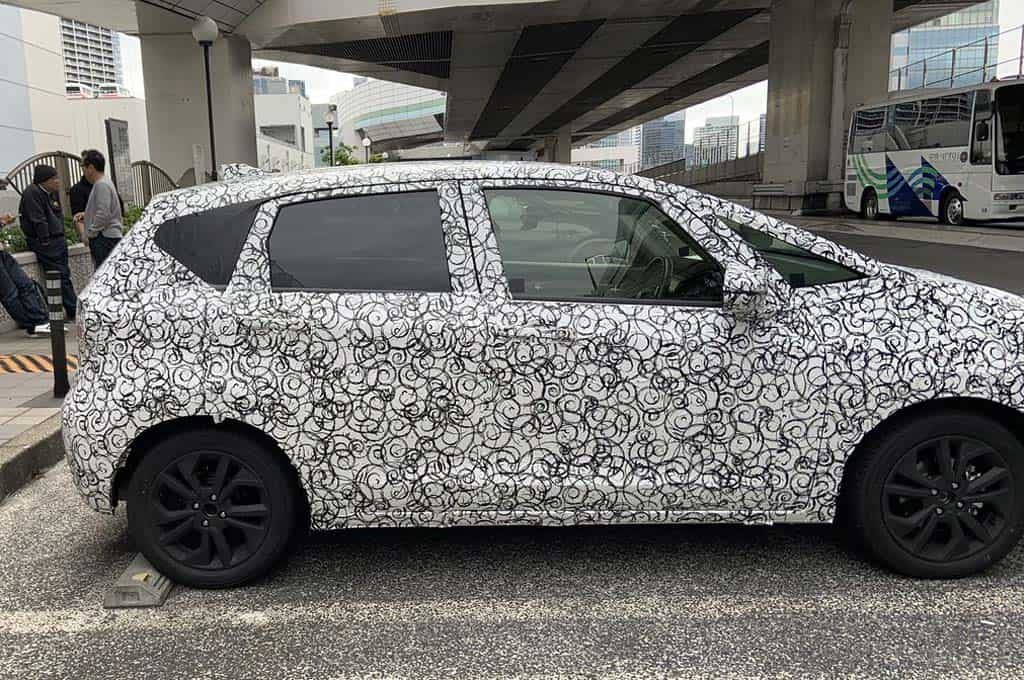 Honda Fit 2020 fotos espía
