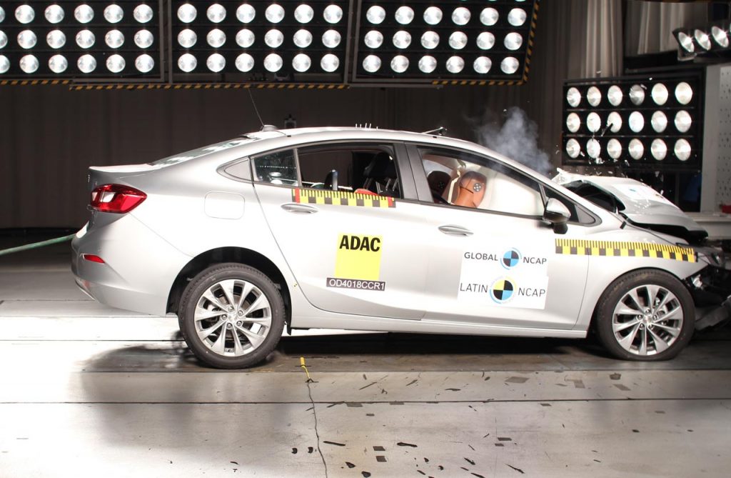 Chevrolet Cruze 5 estrellas Latin Ncap