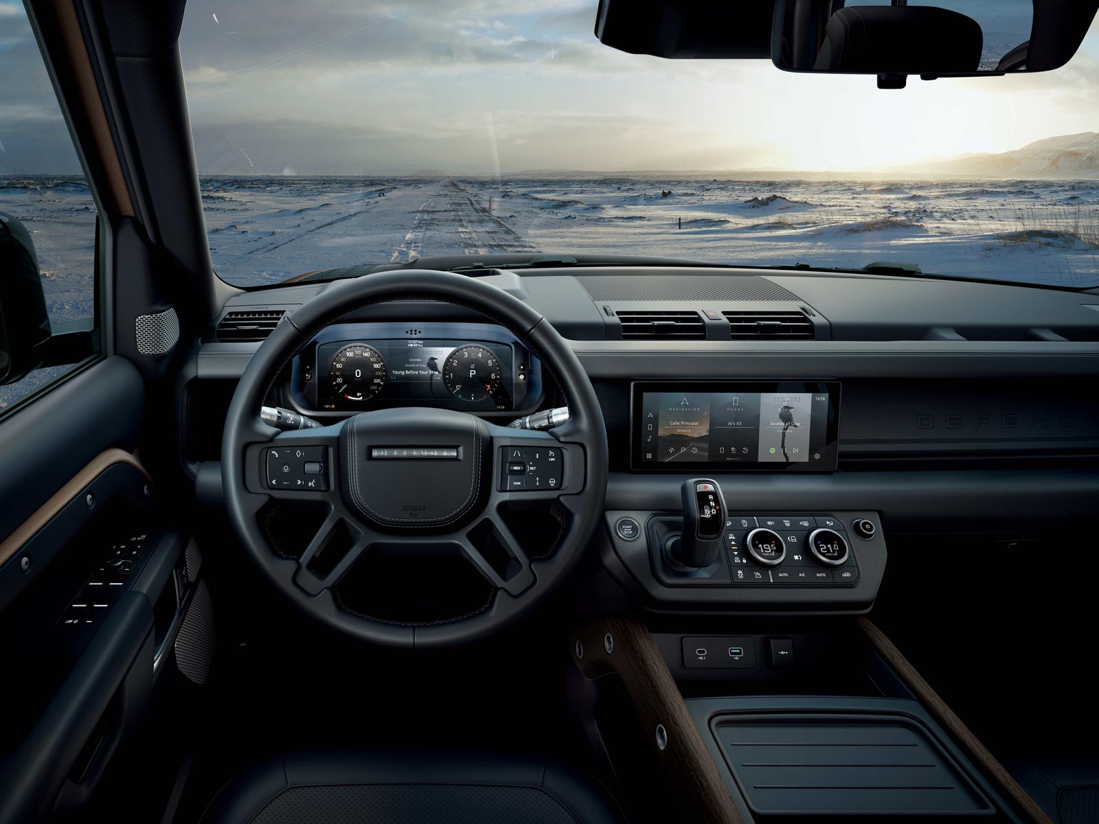 Interior Nuevo Land Rover Defender 2020
