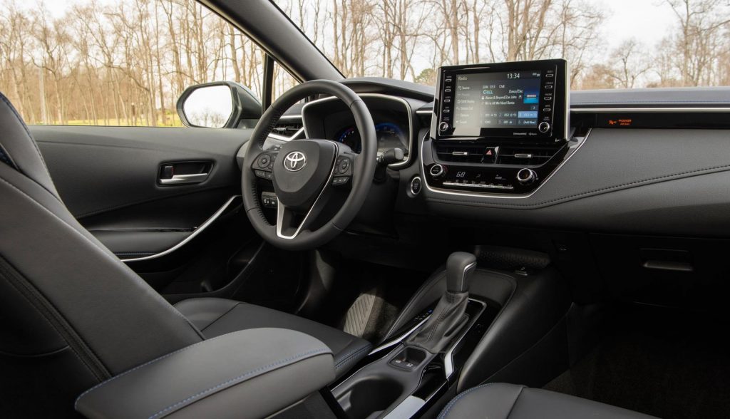 Interior Toyota Corolla XSE 2020
