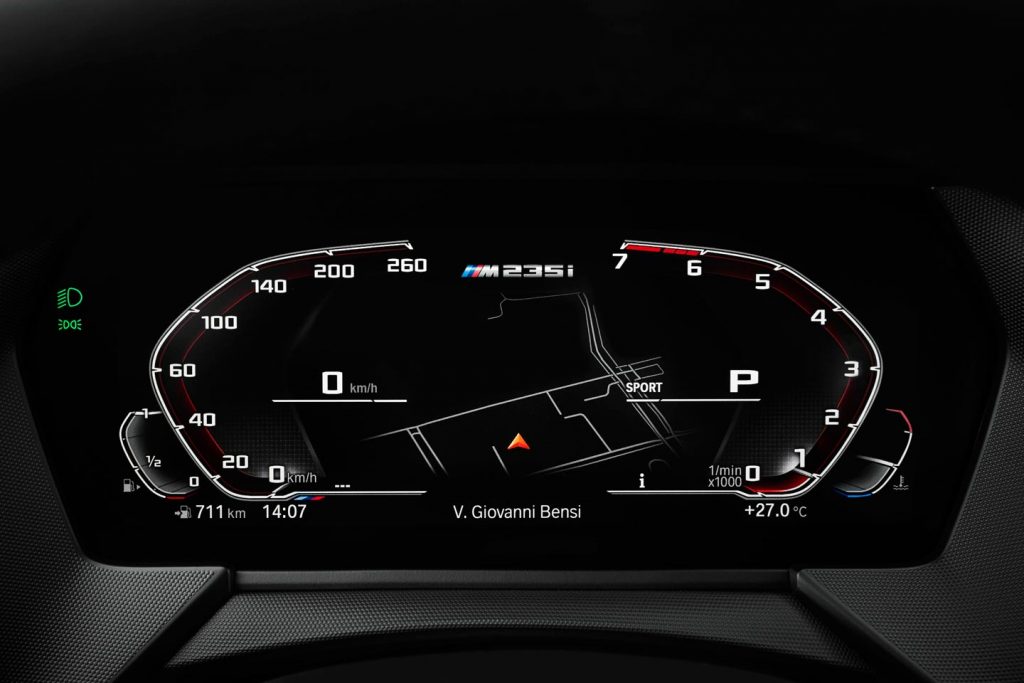 Tablero digital BMW Serie 2 Gran Coupé 2020