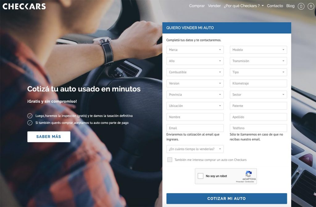 Cotizador online precios autos usados
