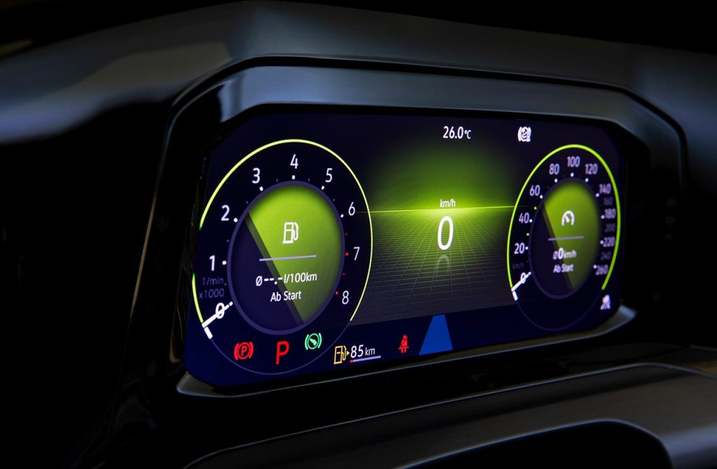 Tablero digital Volkswagen Golf 8