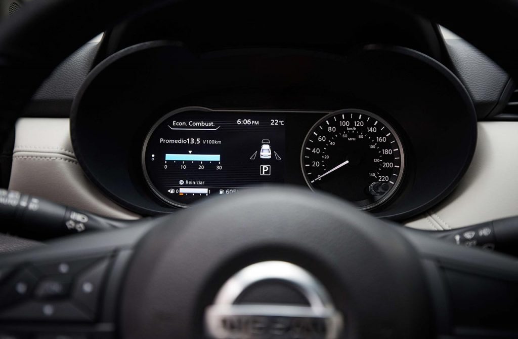 Interior nuevo Nissan Versa