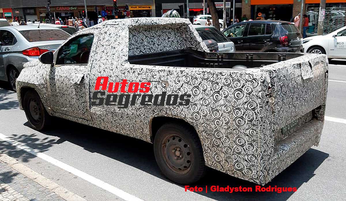 Fiat Strada 2021 foto espía