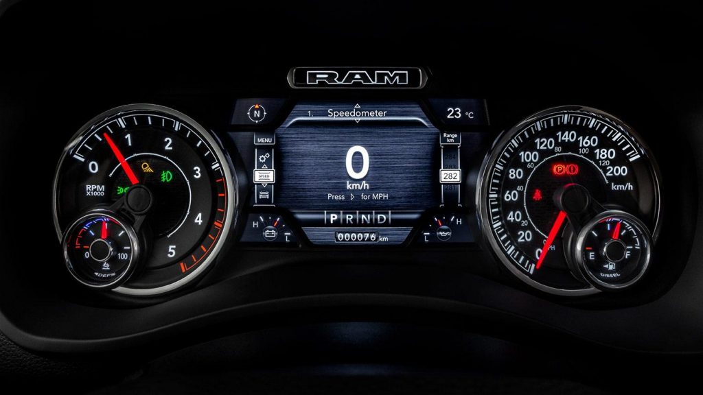 Interior Ram 2500 Laramie 2020