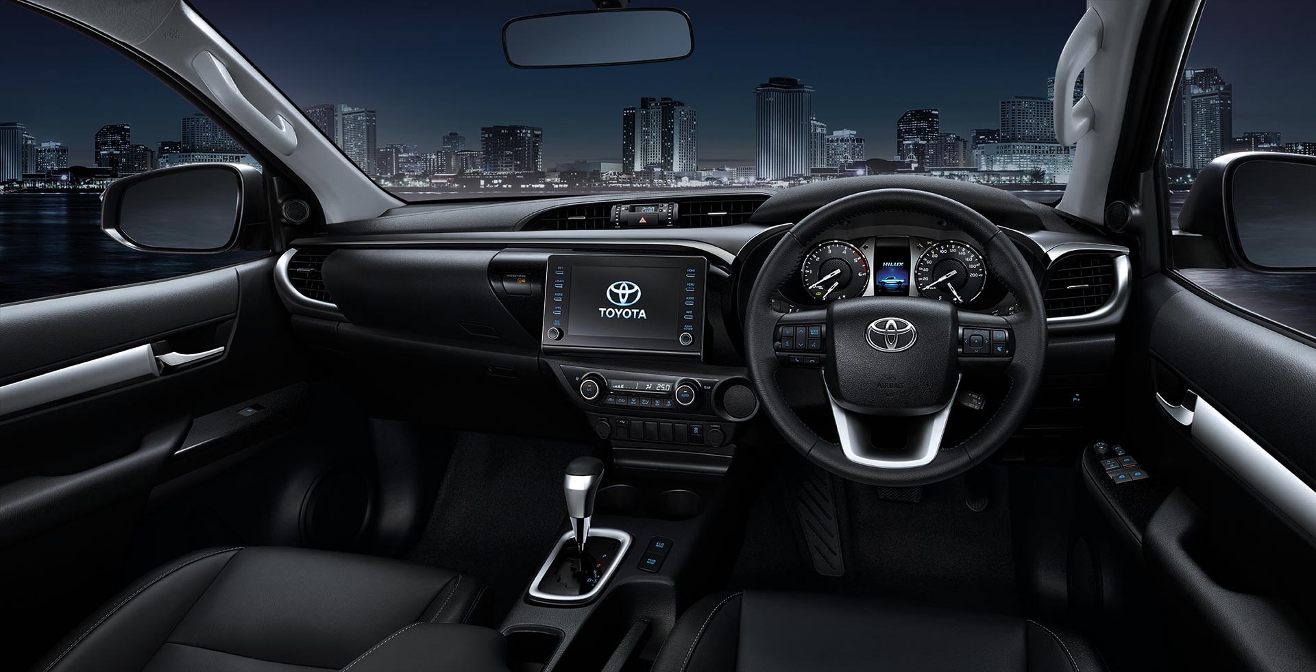 Interior Nueva Toyota Hilux 2021