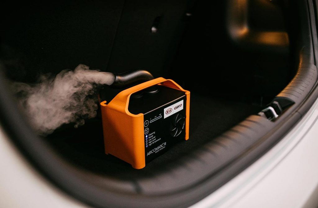Kia sanitización vehículos cornavirus