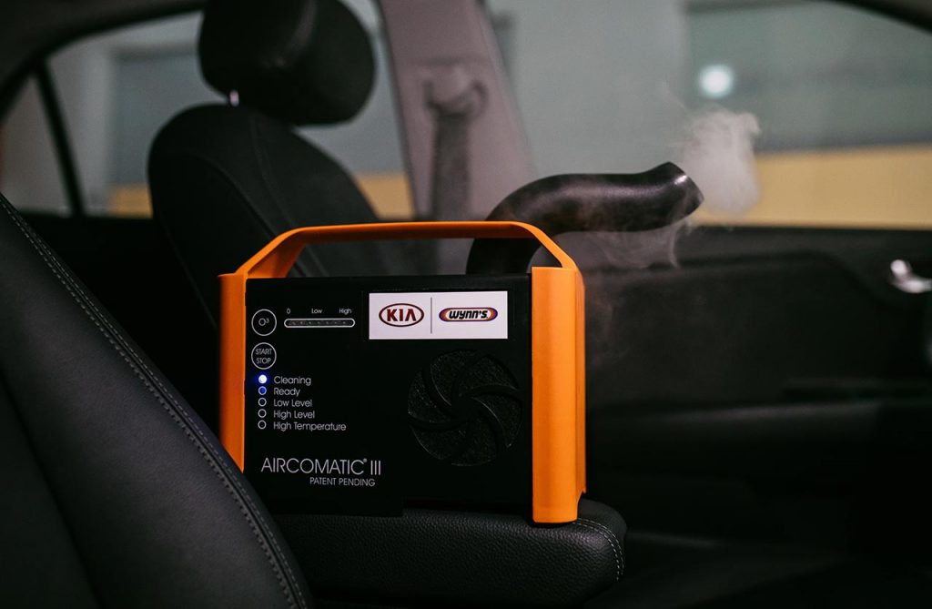 Kia sanitización vehículos cornavirus