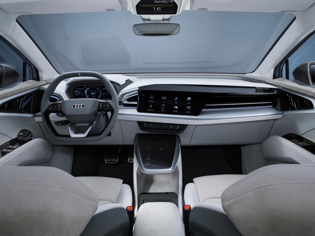 Interior Audi Q4 Sportback e-tron concept