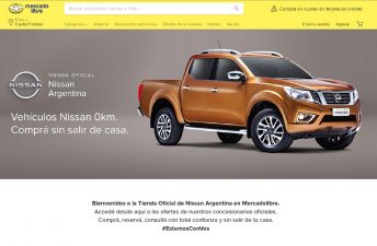 Nissan lanzó en la Argentina su nueva tienda oficial en Mercado Libre