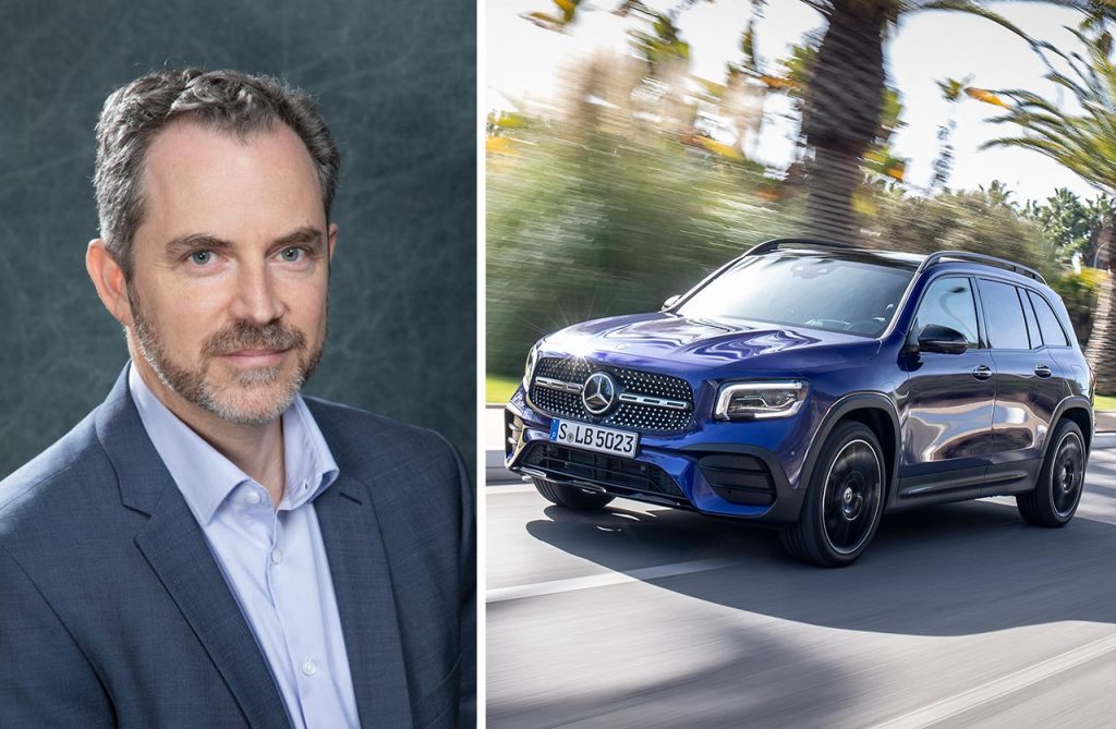 Christian Kimelman y el nuevo Mercedes-Benz GLB