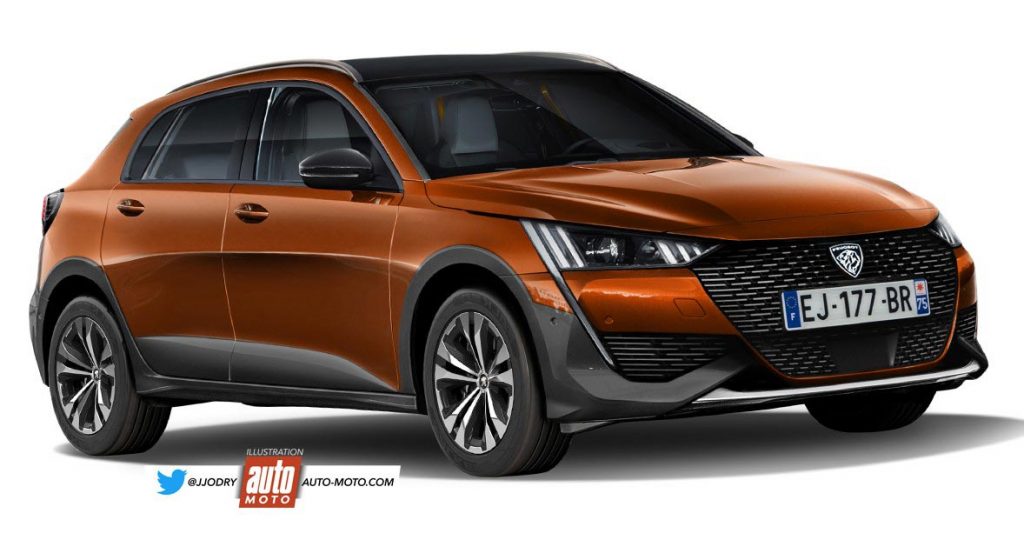 Peugeot 308 Cross 2021 render