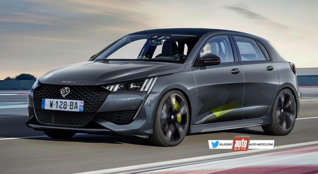 Peugeot 308 PSE 2021 render