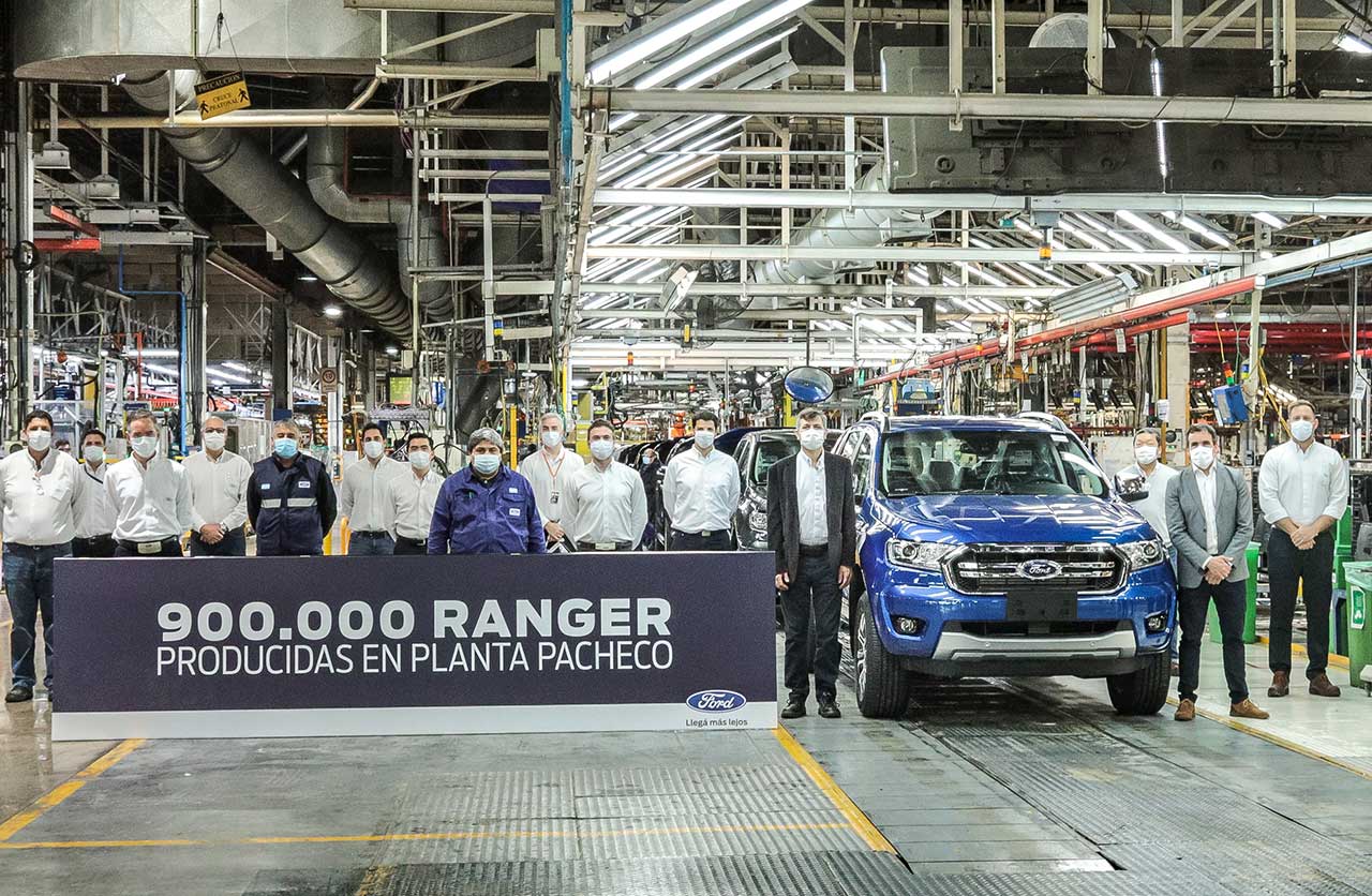 Ford produjo 900.000 pick ups Ranger en Argentina