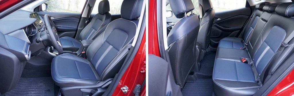 Interior nueva Chevrolet Tracker