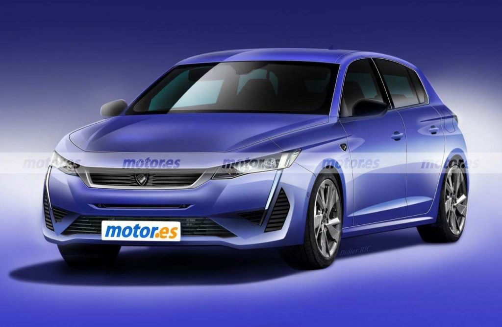 Nuevo Peugeot 308 (2021) proyección