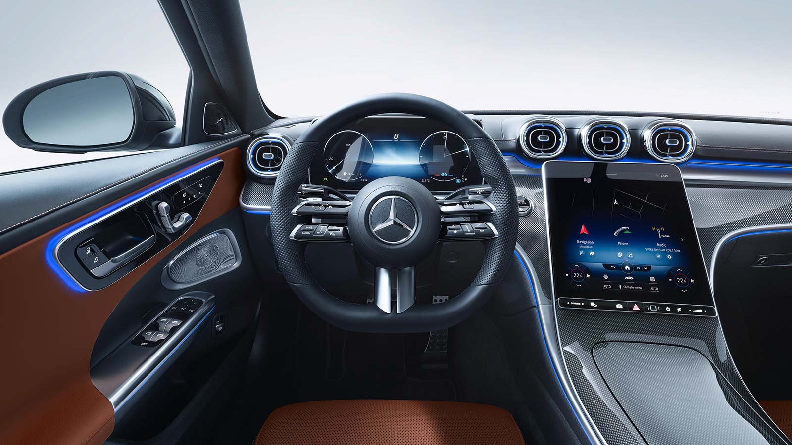 Interior Nuevo Mercedes-Benz Clase C Estate familiar 2022